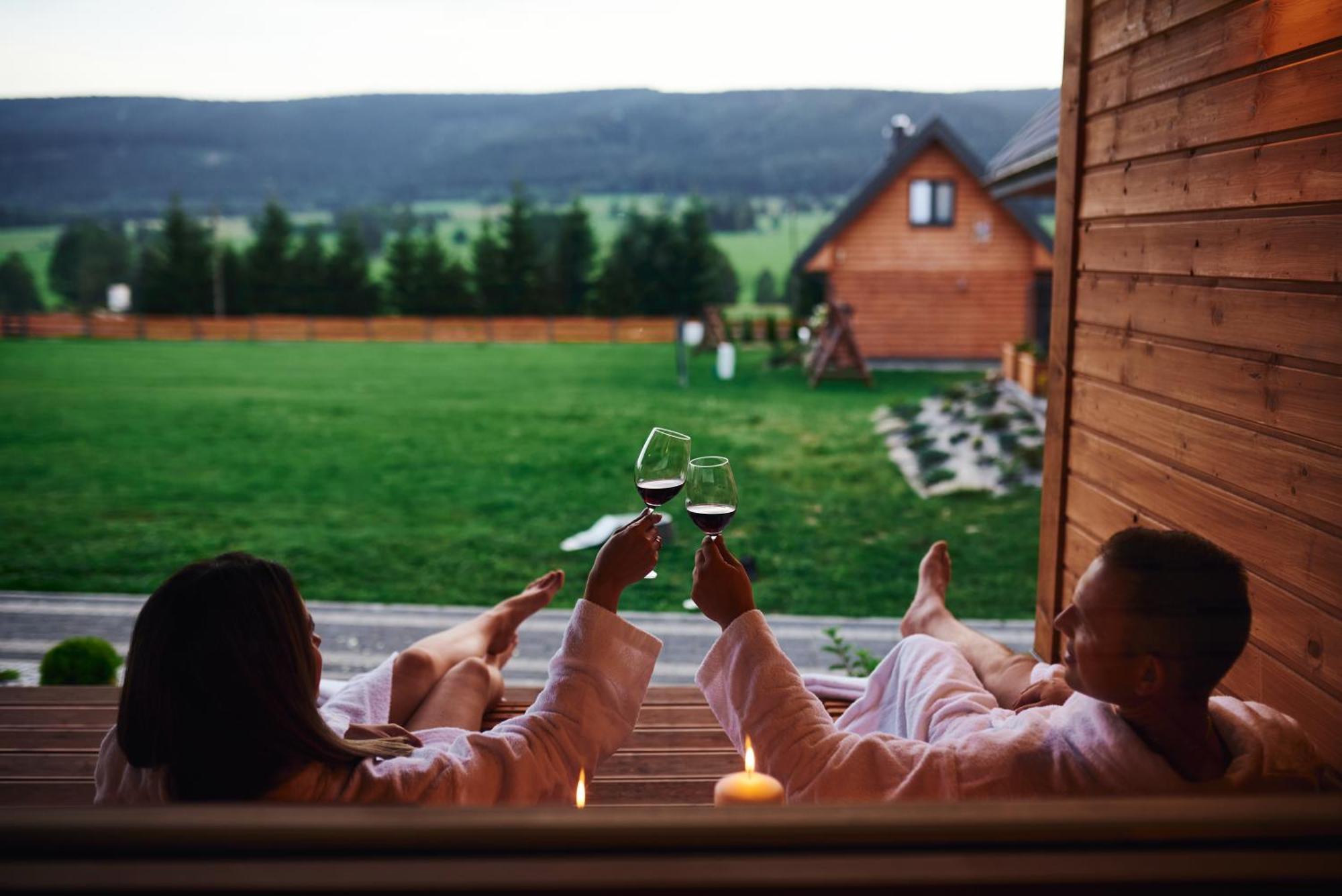 Osada Orlica Klimatyczne Domki Z Widokiem Na Gory I Termalnym Spa Sauna Jacuzzi 4 Km Od Zieleniec Ski Arena Lasowka Екстериор снимка