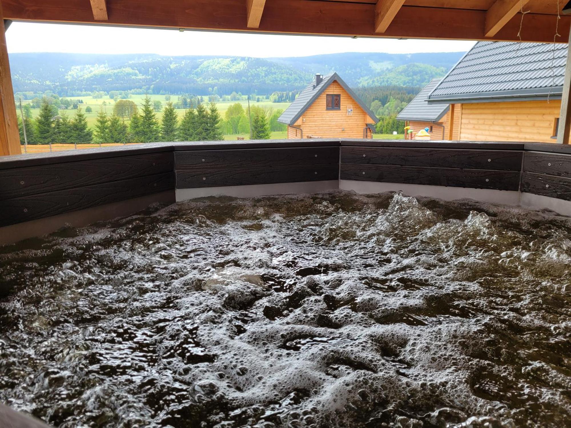 Osada Orlica Klimatyczne Domki Z Widokiem Na Gory I Termalnym Spa Sauna Jacuzzi 4 Km Od Zieleniec Ski Arena Lasowka Екстериор снимка