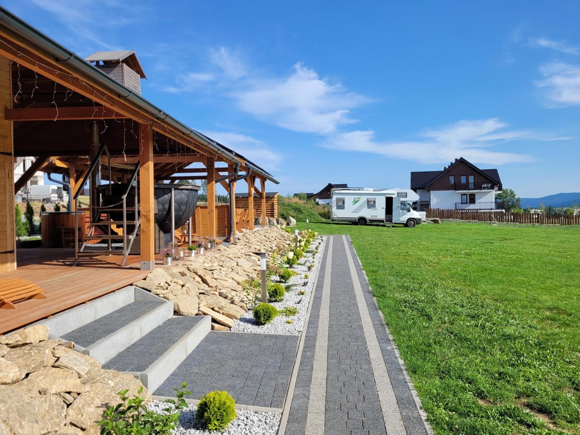 Osada Orlica Klimatyczne Domki Z Widokiem Na Gory I Termalnym Spa Sauna Jacuzzi 4 Km Od Zieleniec Ski Arena Lasowka Екстериор снимка
