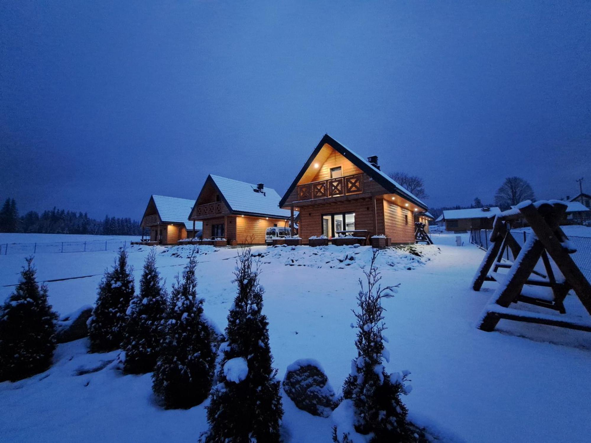 Osada Orlica Klimatyczne Domki Z Widokiem Na Gory I Termalnym Spa Sauna Jacuzzi 4 Km Od Zieleniec Ski Arena Lasowka Екстериор снимка